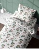 Σεντόνια Εμπριμέ Σετ 2 τεμ kids Lion 534 160X240 Green 100%  Cotton