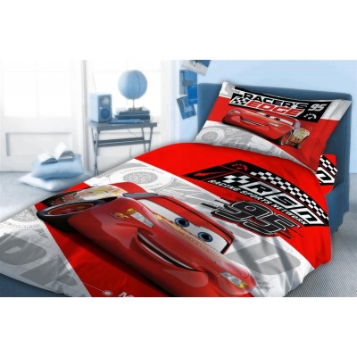 Σεντόνια Σετ 4 τεμ Disney Home Cars 774 160X240 Pink 100%  Cotton