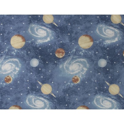 Πάνα Χασέ bebe Milky Way 185 80X80 Blue 100%  Cotton