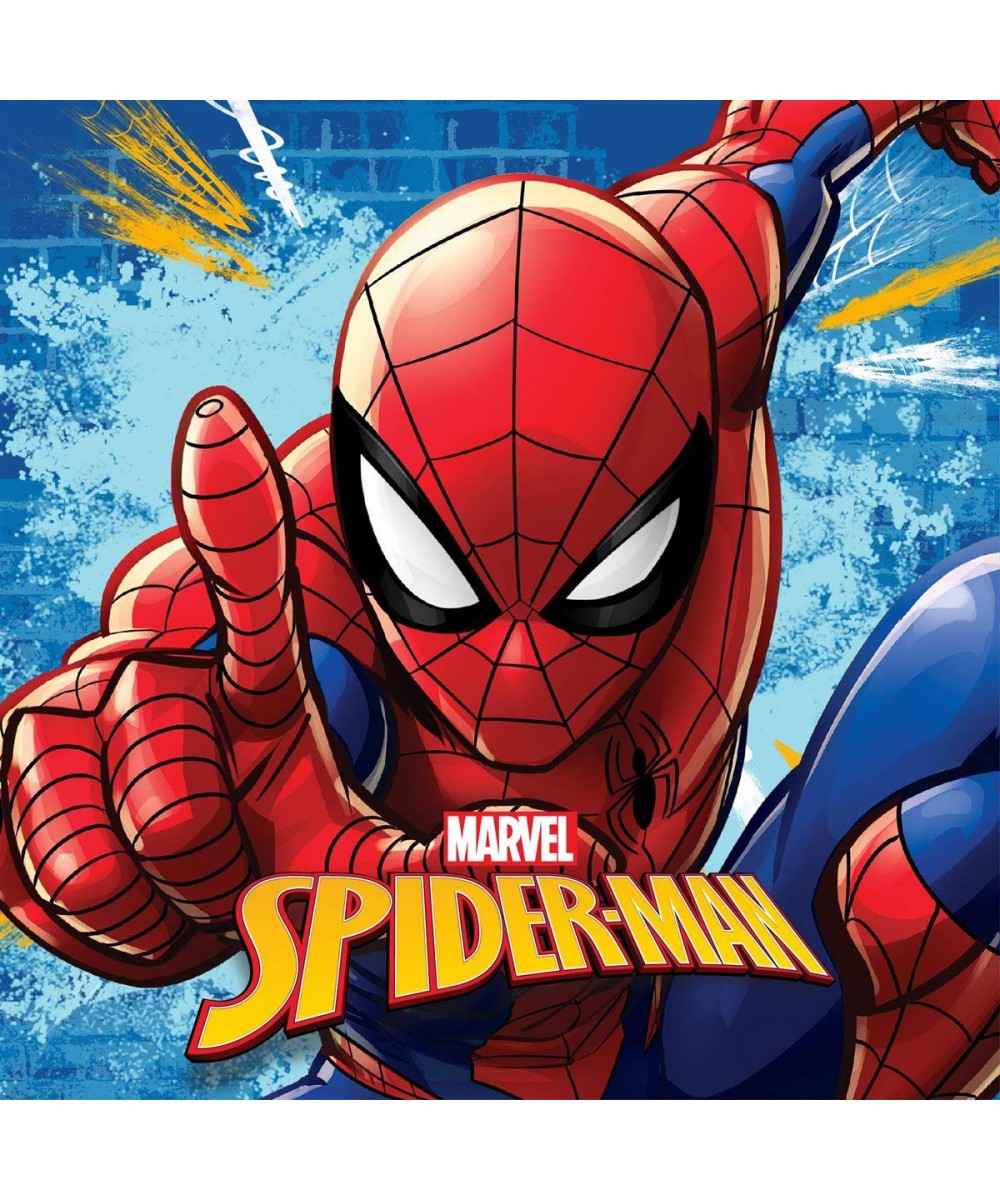 Λαβέτα Νηπιαγωγείου Marvel Spider-Man 70 30X30 Sky Blue 100%  Polyester