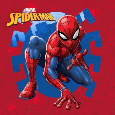 Λαβέτα Νηπιαγωγείου Marvel Spider-Man 71 30X30 Red 100%  Polyester