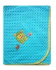 PIKE BLANKET bebe Lamb 130 80X110 TURQUOISE Cotton 100%