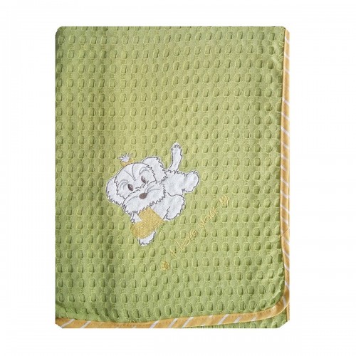 PIKE BLANKET bebe DOG 120 80X110 VEGETABLE Cotton 100% 