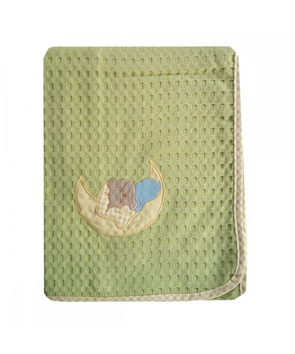 PIKE BLANKET bebe MOON 131 80X110 VEGETABLE Cotton 100%