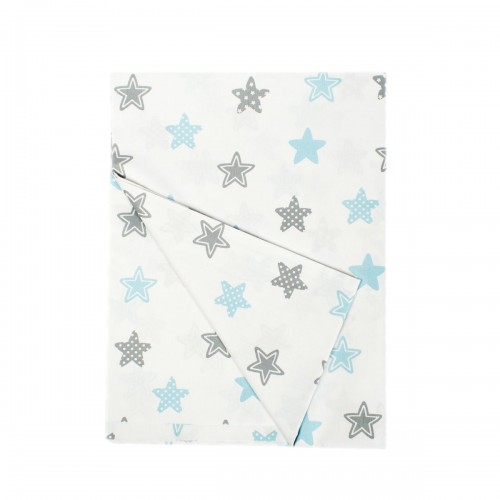 ΣΕΝΤΟΝΑΚΙ ΛΙΚΝΟΥ bebe Star 104 80Χ110 Sky blue Cotton 100% 