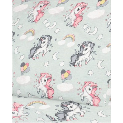 ΣΕΝΤΟΝΑΚΙ ΛΙΚΝΟΥ bebe UNICORN 106 80Χ110 Green Cotton 100% 