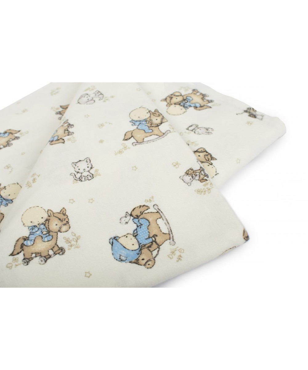 Crib sheet bebe Baby 04 80X110 Flannel cotton 100%