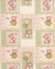 Crib sheet bebe Baloon 76 80X110 Beige Flannel cotton 100%