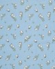 Crib sheet bebe Birds 14 80X110 Sky blue Flannel cotton 100%