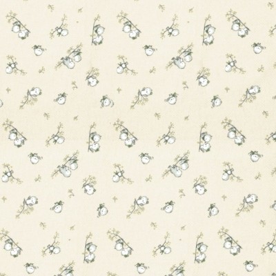 ΣΕΝΤΟΝΑΚΙ ΛΙΚΝΟΥ bebe Birds 16 80Χ110 Ecru Flannel cotton 100% 