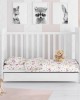 PRINTED SHEETS SET 3 pcs bebe Elephant 172 120X160 Pink Cotton 100%