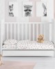 PRINTED SHEETS SET 3 pcs bebe Star 103 120X160 Gray Cotton 100%