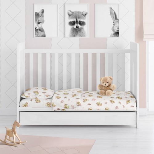 PRINTED SHEETS SET 3 pcs bebe Baby 03 120X160 Flannel cotton 100% 