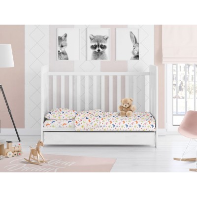 ΣΕΝΤΟΝΙΑ ΕΜΠΡΙΜΕ ΣΕΤ 3 τεμ bebe Butterfly 49 120Χ160 Rotary Print Flannel cotton 100% 