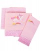 SHEET SET 3 pcs bebe UNICORN 41 120X170 PINK Cotton 100%