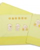 SHEET SET 3 pcs bebe TEDDY BEARS 110 120X170 LAC/CUTTER/PEANUT Cotton 100%