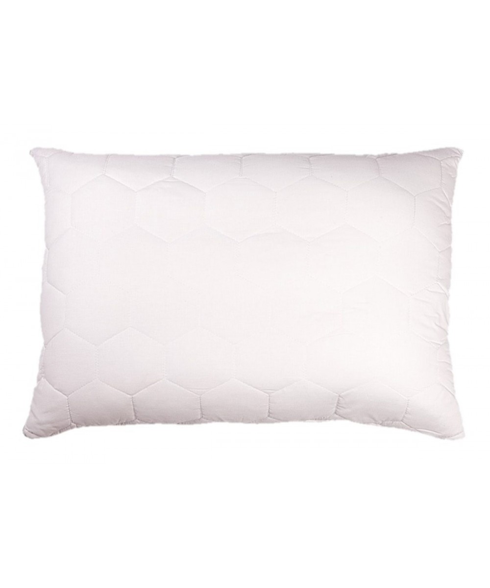 QUILTED PILLOWS 45X65 WHITE PAIR