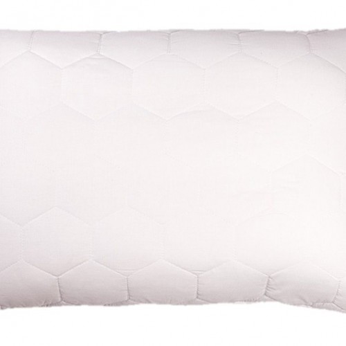 QUILTED PILLOWS 45X65 WHITE PAIR