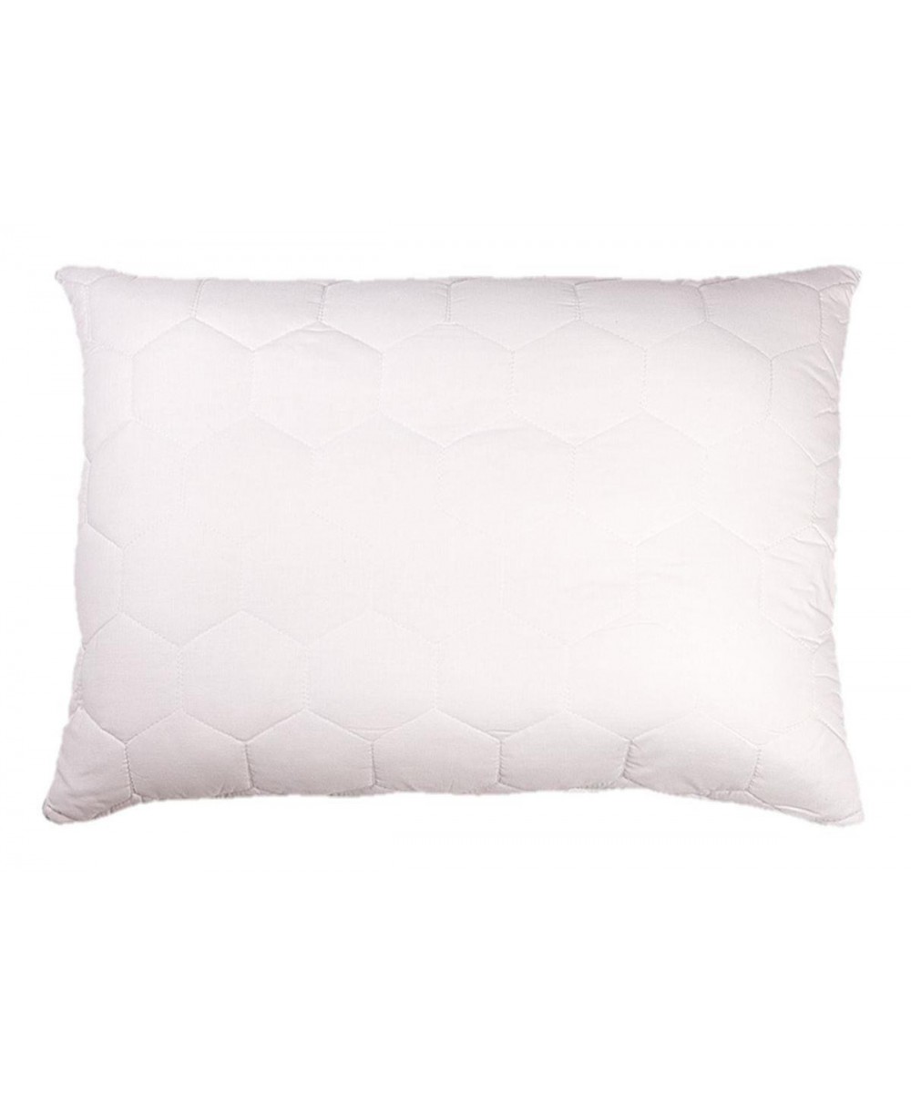 QUILTED PILLOWS 50X70 WHITE PAIR