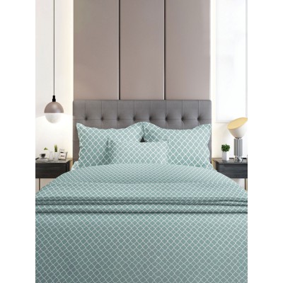 Σετ Σεντόνια Flannel 530 Aqua Μονό (160x260)