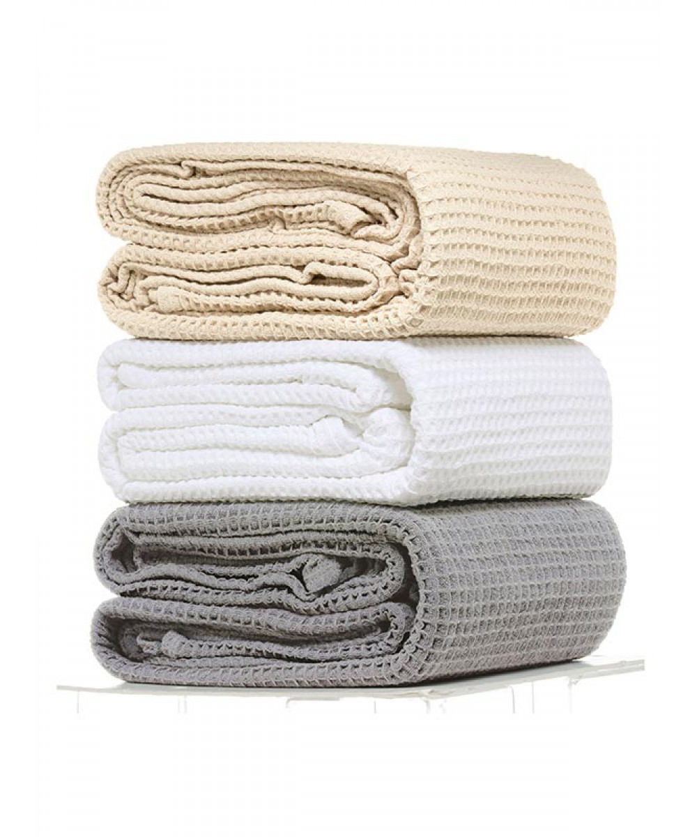 Κουβέρτα πικέ cotton Light Grey King Size (240x260)