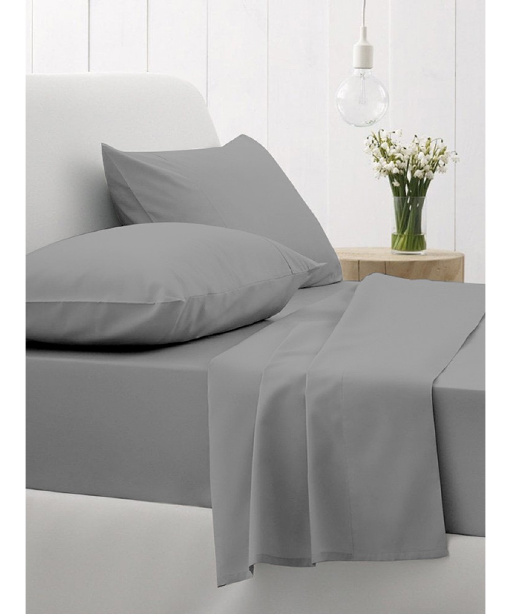 Μαξιλαροθήκες Cotton Feelings 107 Dark Grey 50x70