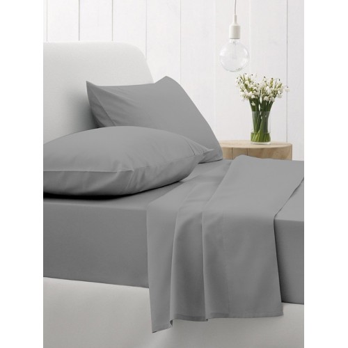 Μαξιλαροθήκες Cotton Feelings 107 Dark Grey 50x70