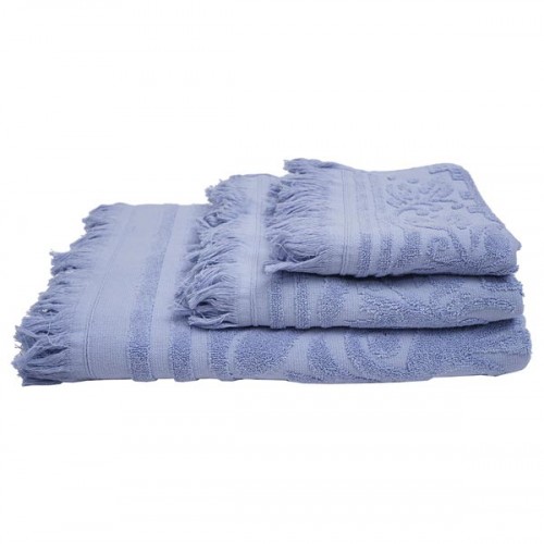 Croci 7 Blue Bathroom Towel (80x150)