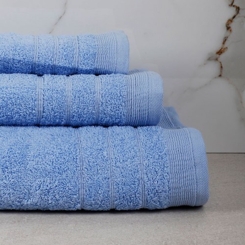 Himburi 16 Light Blue Bathroom Towel (70x140)