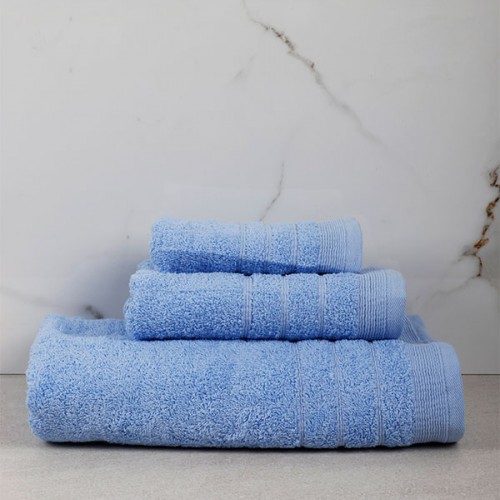 Himburi 16 Light Blue Bathroom Towel (70x140)