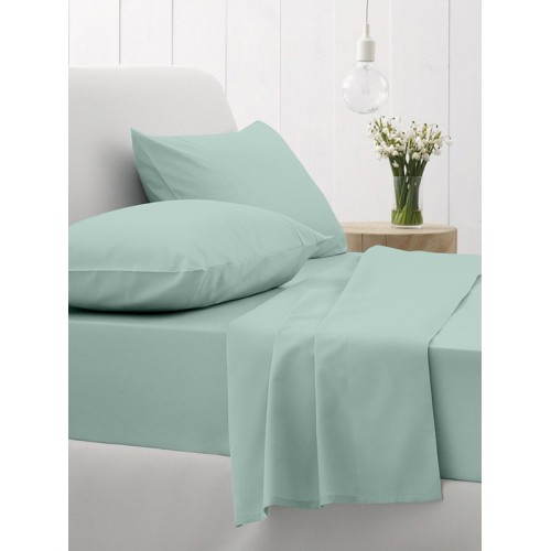 Cotton Feelings flat sheet 105 Aqua Single (165x270)