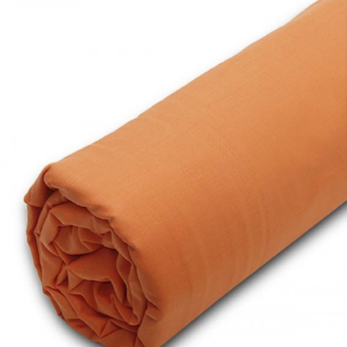 Menta bedspread with rubber 7 Orange Single (100x200 20)