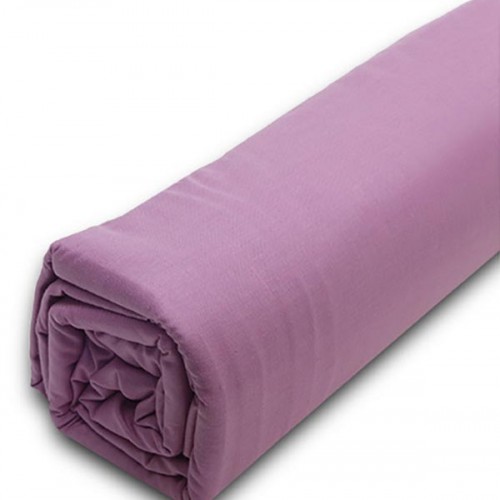 Duvet cover Menta with rubber 10 Mauve Semi-double (120x200 20)