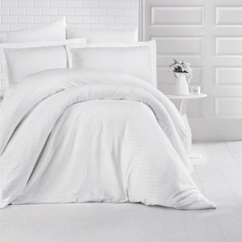 SHEET SET SOFT SATIN WHITE 160X240 LINEAHOME