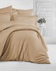 SHEET SET SOFT SATIN MOCHA 160X240 LINEAHOME