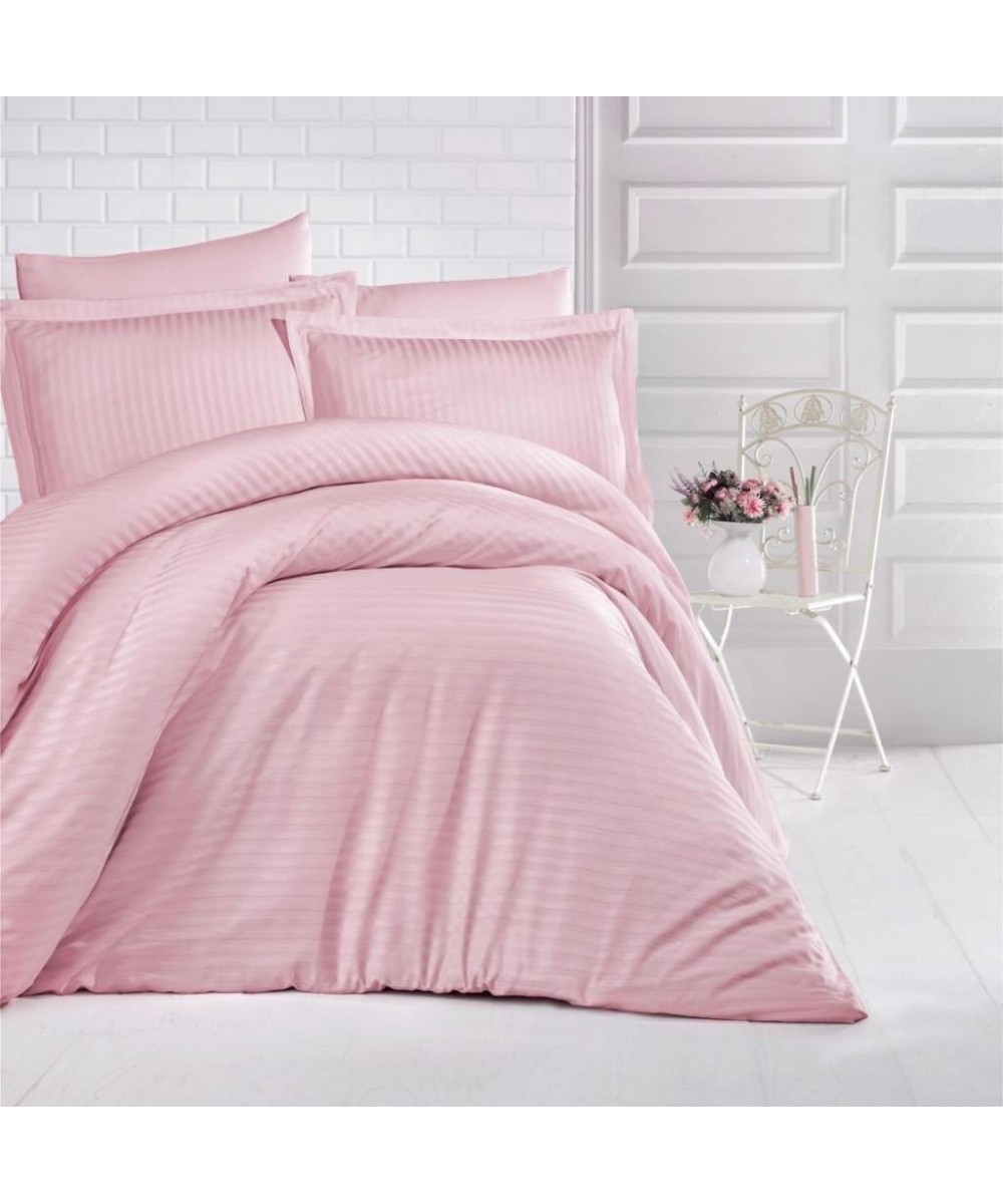 SHEET SET SOFT SATIN POWDER 160X240 LINEAHOME