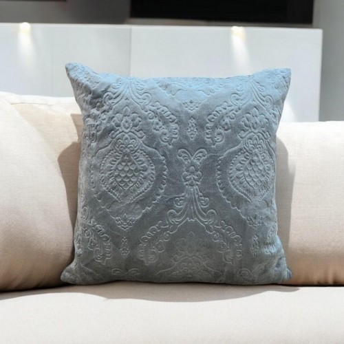 VELOR BAROQUE CUSHION GRAY 45X45 LINEAHOME