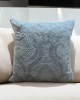 VELOR BAROQUE CUSHION GRAY 45X45 LINEAHOME