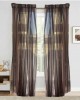 CURTAIN WITH TREES BURGUNDY BLACK 280X300 LINEAHOME