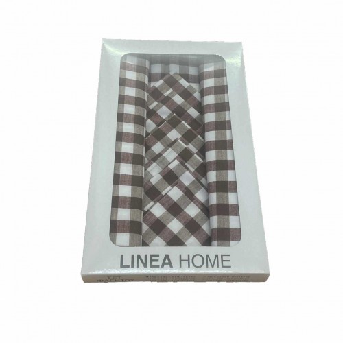 DINNER SET N5467 BROWN WITH LINEAHOME NAPKINS