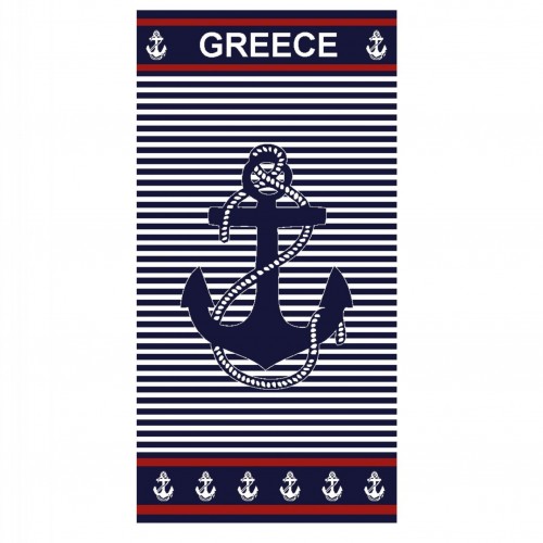 SWIMMING TOWEL 86X160 ANCHOR LINEAHOME