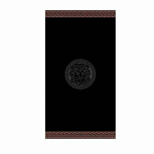 SWIMMING TOWEL 86X160 MEDUSA BLACK LINEAHOME