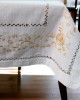 LINEN SET 7PCS EMBROIDERED WITH AZURE FLOWER LINEAHOME