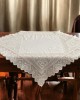 TABLECLOTH 140X180 HAND KNIT MERCERISE CODE.173 BEIGE LINEAHOME