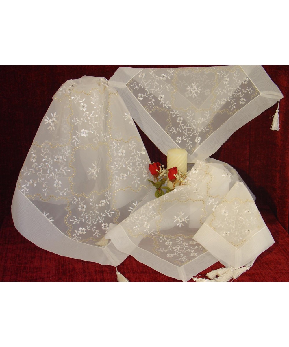 4PCS VOILE NILE LINEAHOME FRAME SET