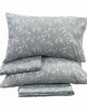 ANNABELLE PRINTED SHEET SET GRAY EXTRA DOUBLE 220X240 LINEAHOME