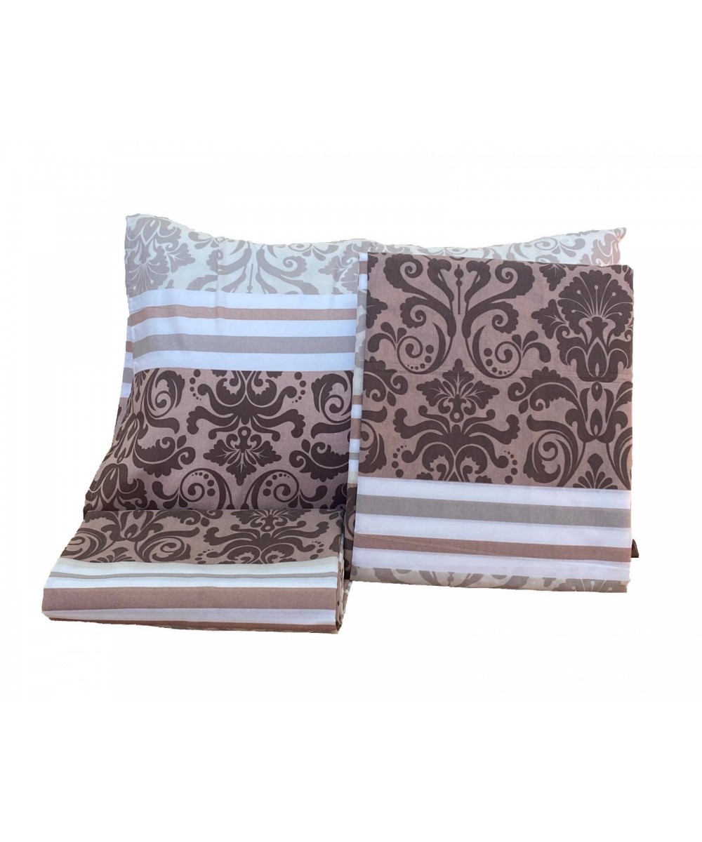 NORMA TERRACOTTA PRINTED SHEET SET ONLY 160X240 LINEAHOME