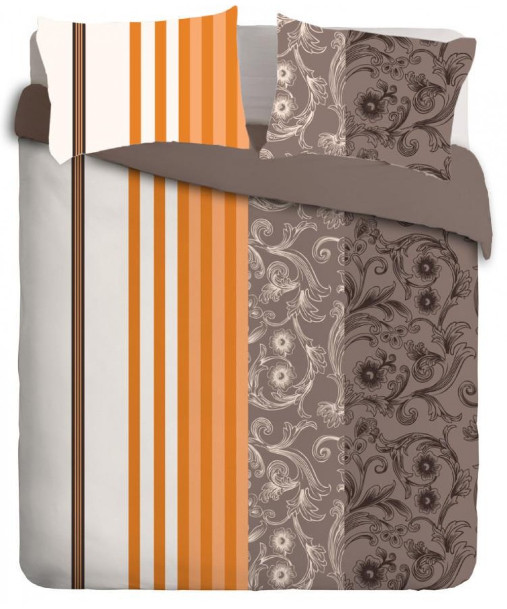 PECAN PRINTED SHEET SET ONLY 160X240 LINEAHOME