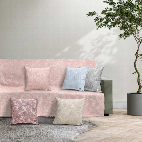 FERN PINK throw Four-seater sofa throw: 170 x 340 cm.