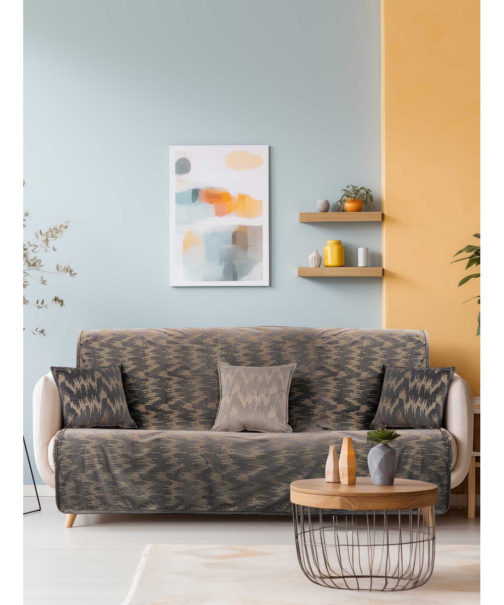 Διακοσμητικό Μαξιλάρι CANYON DARK GREY Διακοσμητική μαξιλαροθήκη: 45 x 45 εκ.
